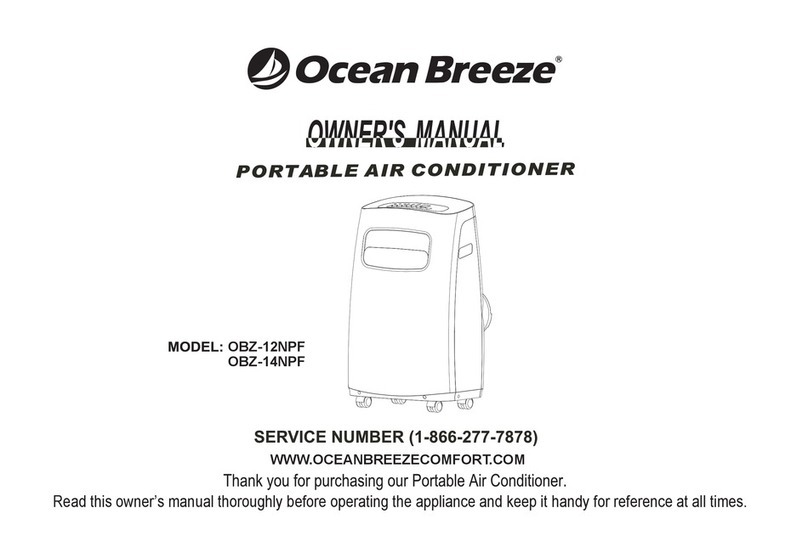 Ocean Breeze OBZ-12NPF User manual