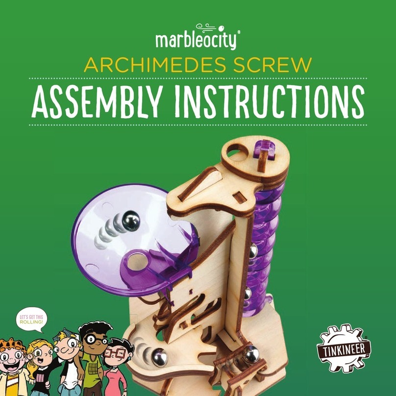 PlayMonster Tinkineer Marbelocity Archimedes Screw Assembly instructions