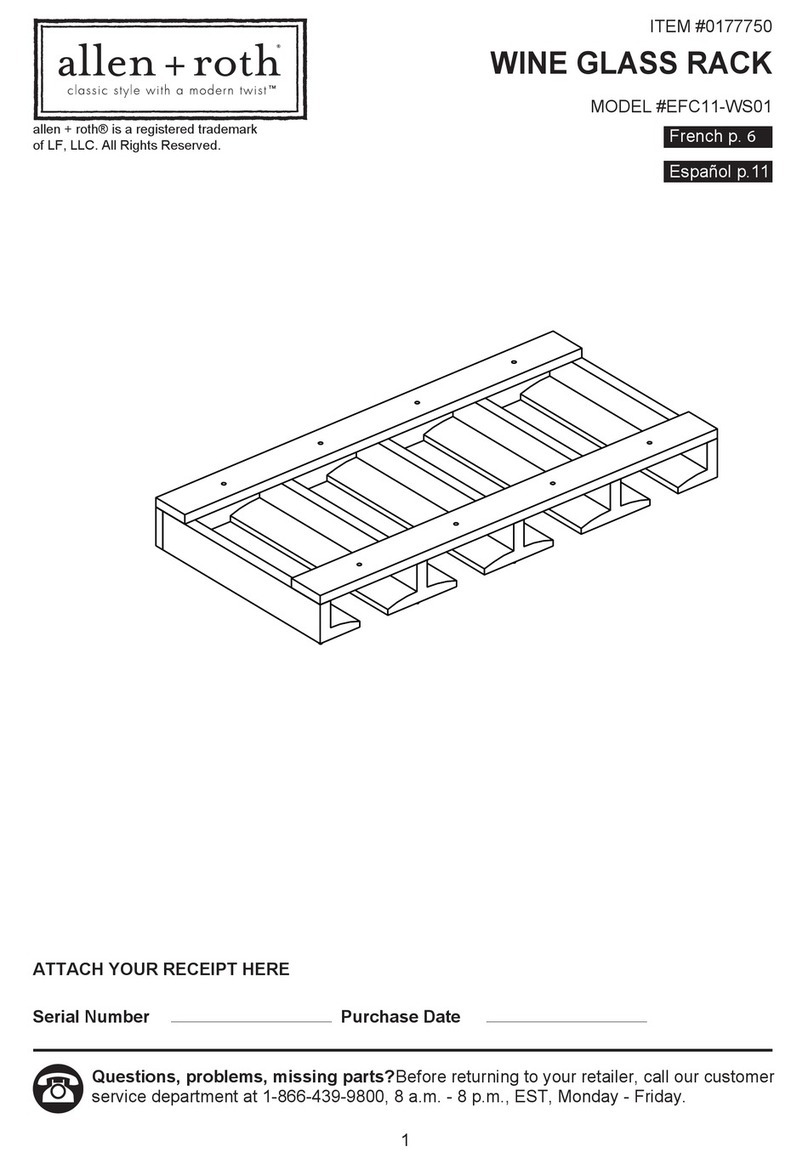 Allen + Roth EFC11-WS01 User manual Allen + Roth EFC11-WS01 User manual