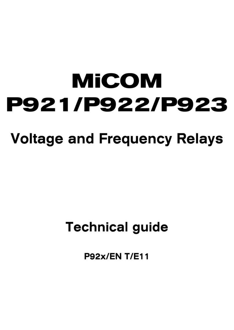 Areva MiCOM P921 Technical guide