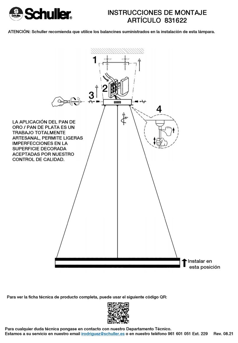Schuller 831622 Installation guide