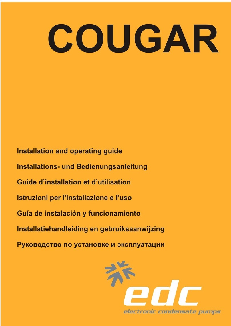 edc COUGAR Installation and operating guide