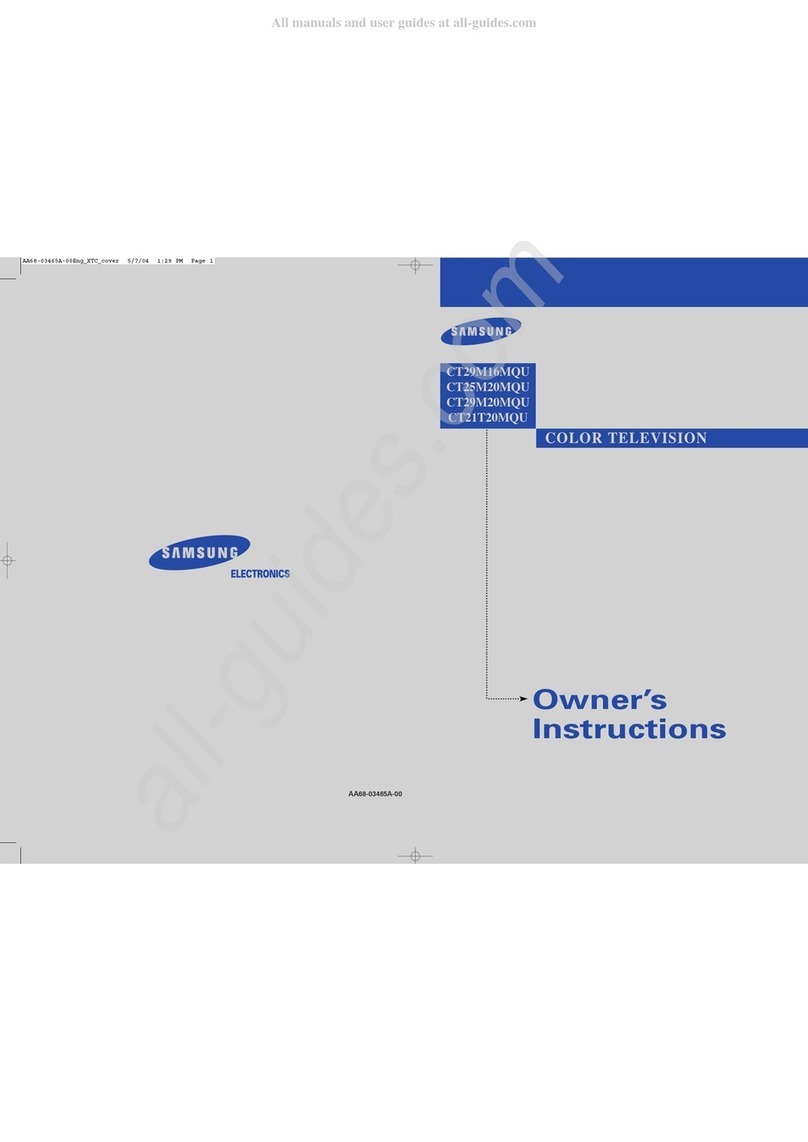 Samsung CT29M16MQU User manual