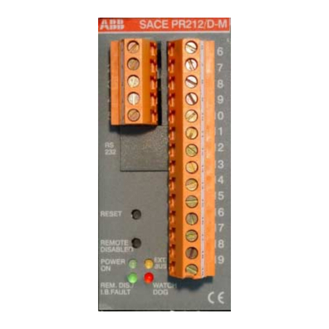 ABB SACE PR212/D-L User manual