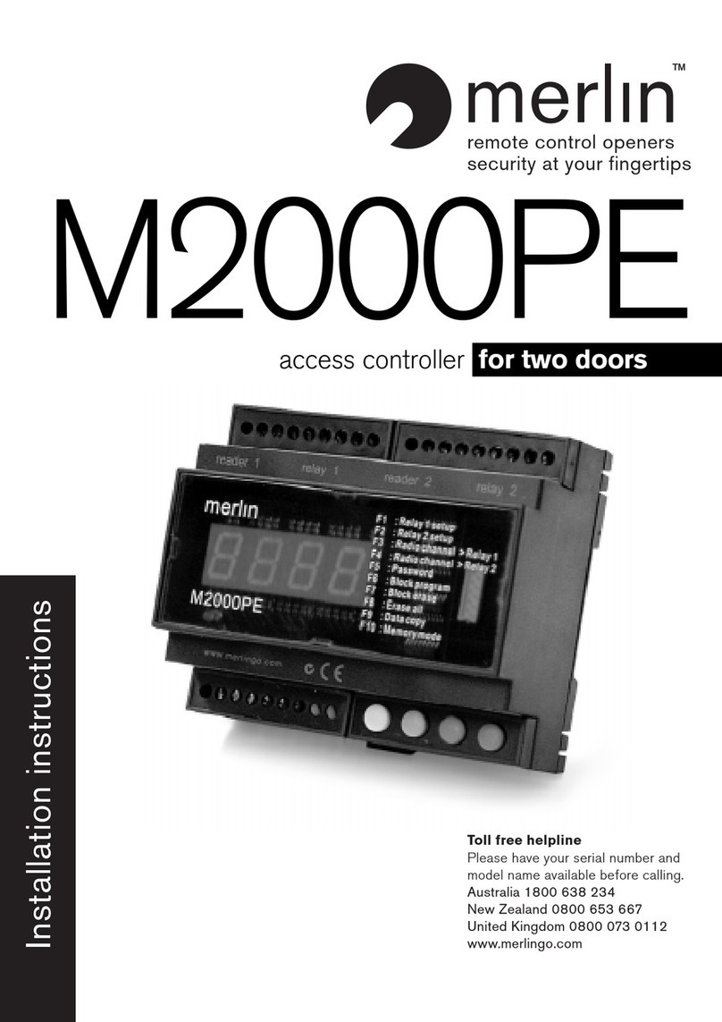 Merlin M2000PE User manual