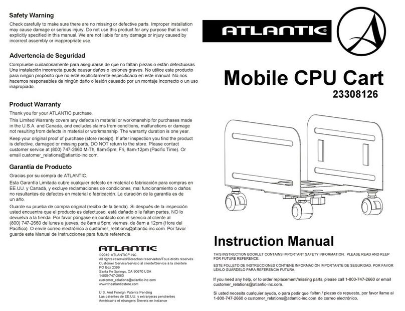 Atlantic 23308126 instruction manual