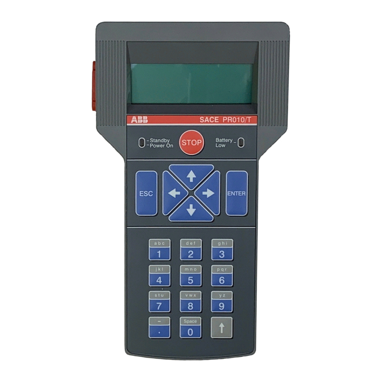 ABB SACE PR010/T User manual