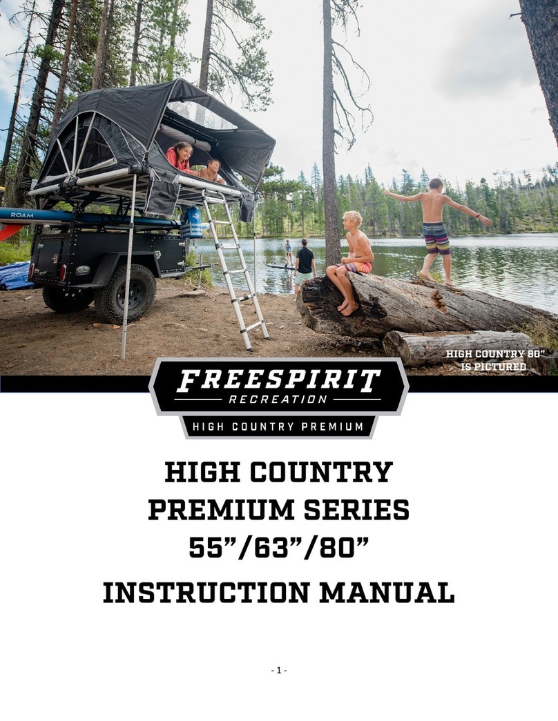 Freespirit Recreation High Country Premium Series instruction manual