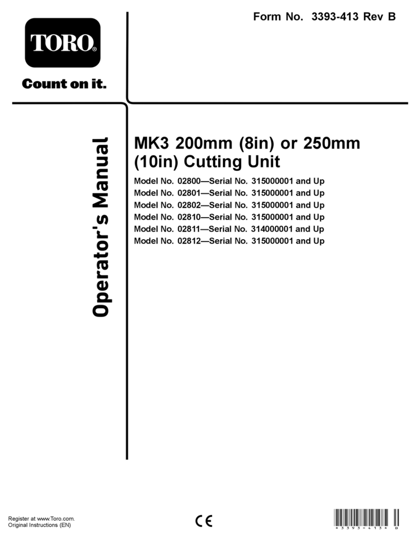 Toro MK3 Operator's manual
