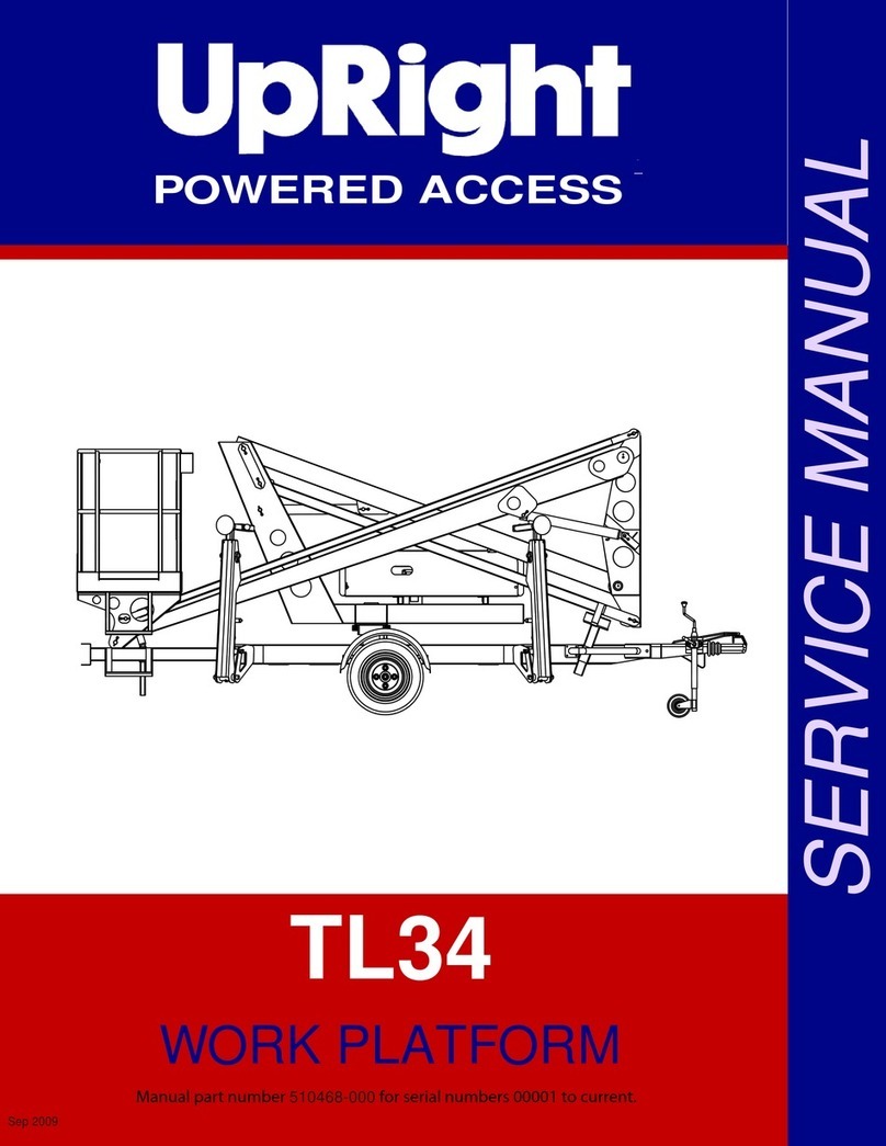 Upright POWERED ACCESS TL34 User manual