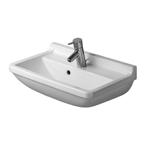 DURAVIT Starck 3 030160 installation instructions