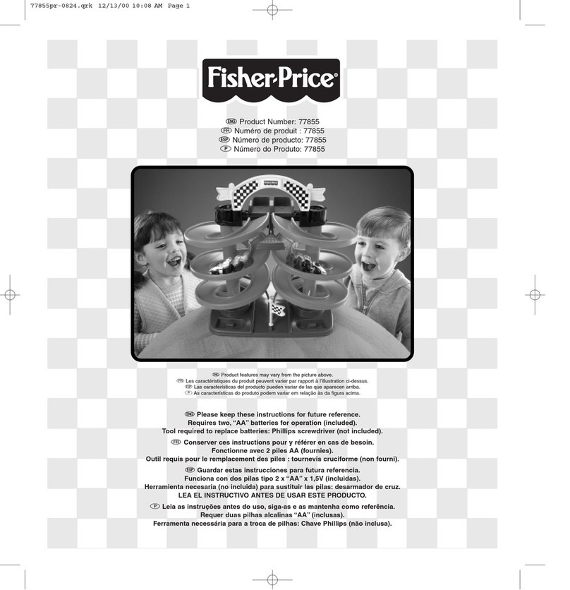 Fisher-Price 77855 User manual Fisher-Price 77855 User manual
