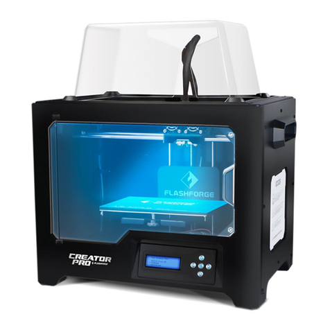 FLASHFORGE 3D PRINTER Creator X User guide FLASHFORGE 3D PRINTER Creator X User guide