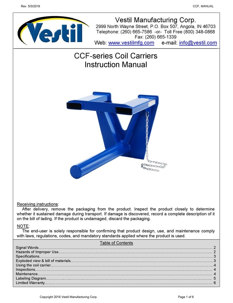 Vestil CCF Series User manual