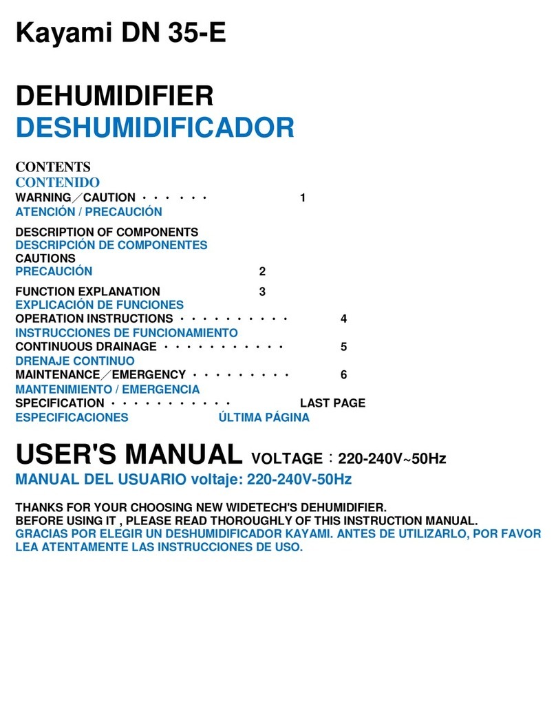 Linea Plus Kayami DN 35-E user manual Linea Plus Kayami DN 35-E user manual