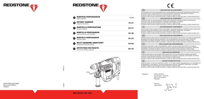 Red Stone RS 900-30 CE Original instructions