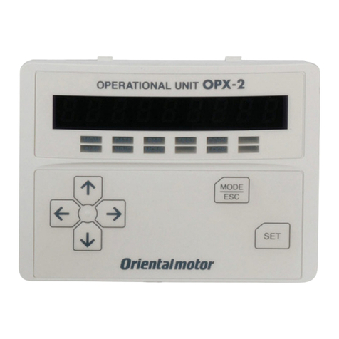 Oriental motor DGII Series operating manual