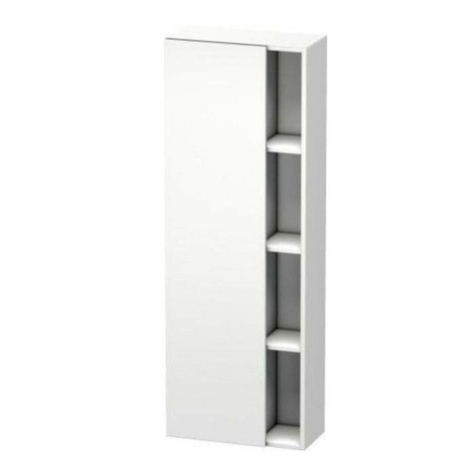 DURAVIT DuraStyle DS 1238 L Mounting instructions DURAVIT DuraStyle DS 1238 L Mounting instructions