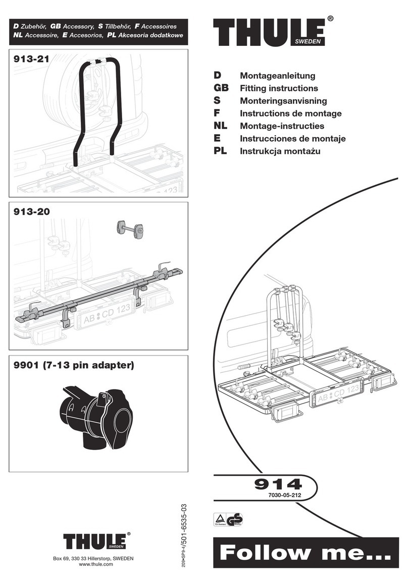 Thule 914 User manual