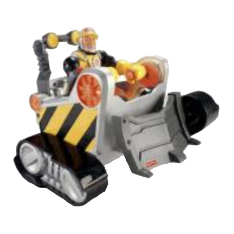 Fisher-Price Rescue Heroes Action Trackers H7232 instruction sheet