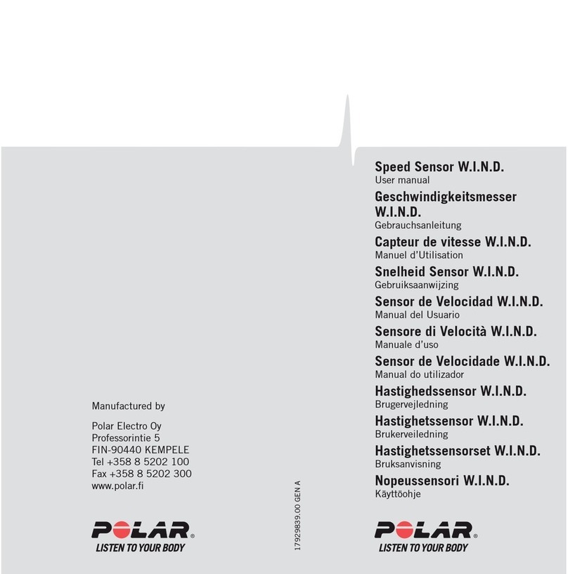 Polar Electro W.I.N.D. User manual
