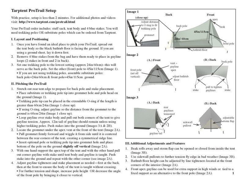 Tarptent ProTrail Manual
