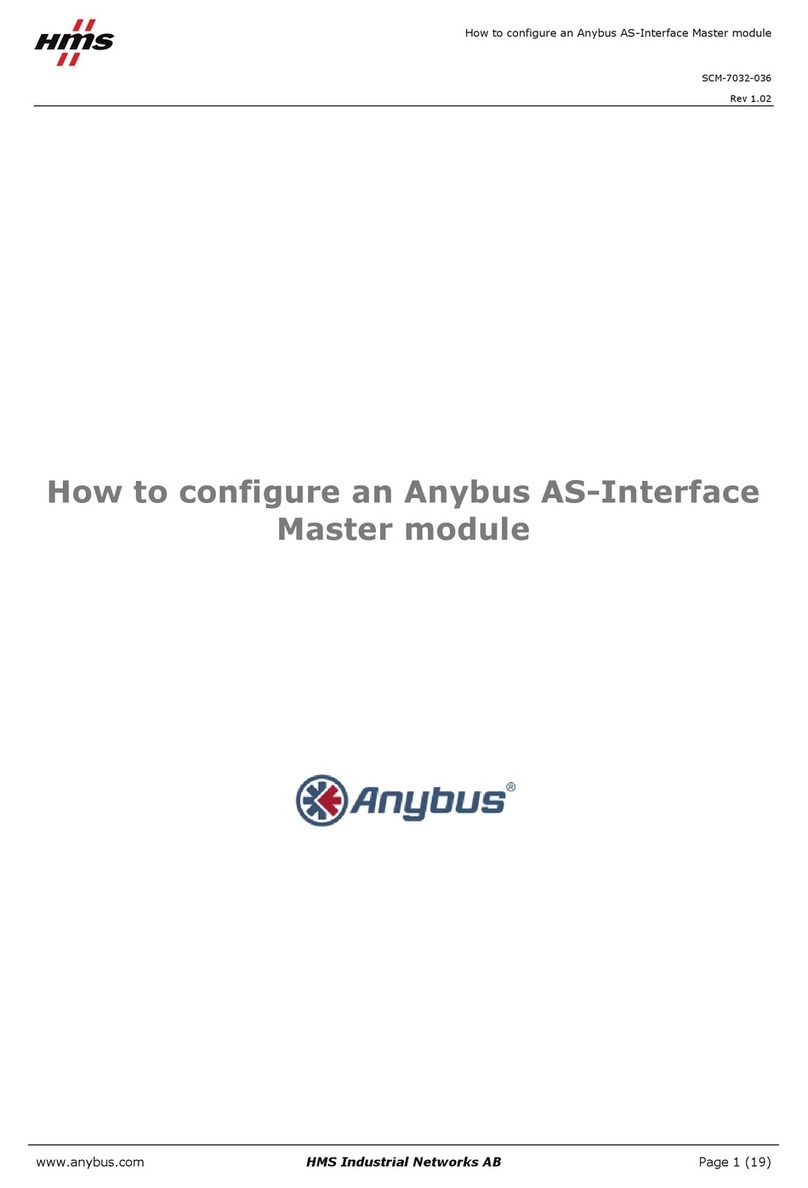 HMS Anybus AS-Interface Master User manual