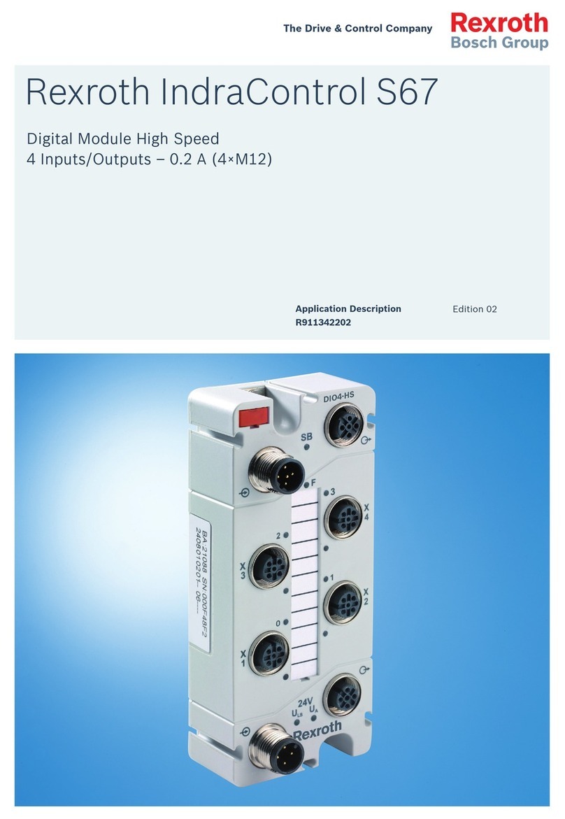 Bosch Rexroth IndraControl S67 Series User manual