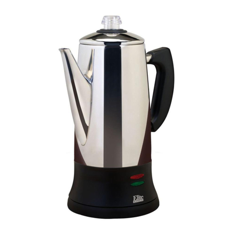 Elite Products EC-120 INSTRUCTION MANUAL RECIPE BOOK