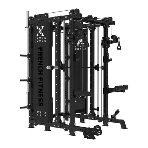FRENCH FITNESS FSR100 Assembly manual