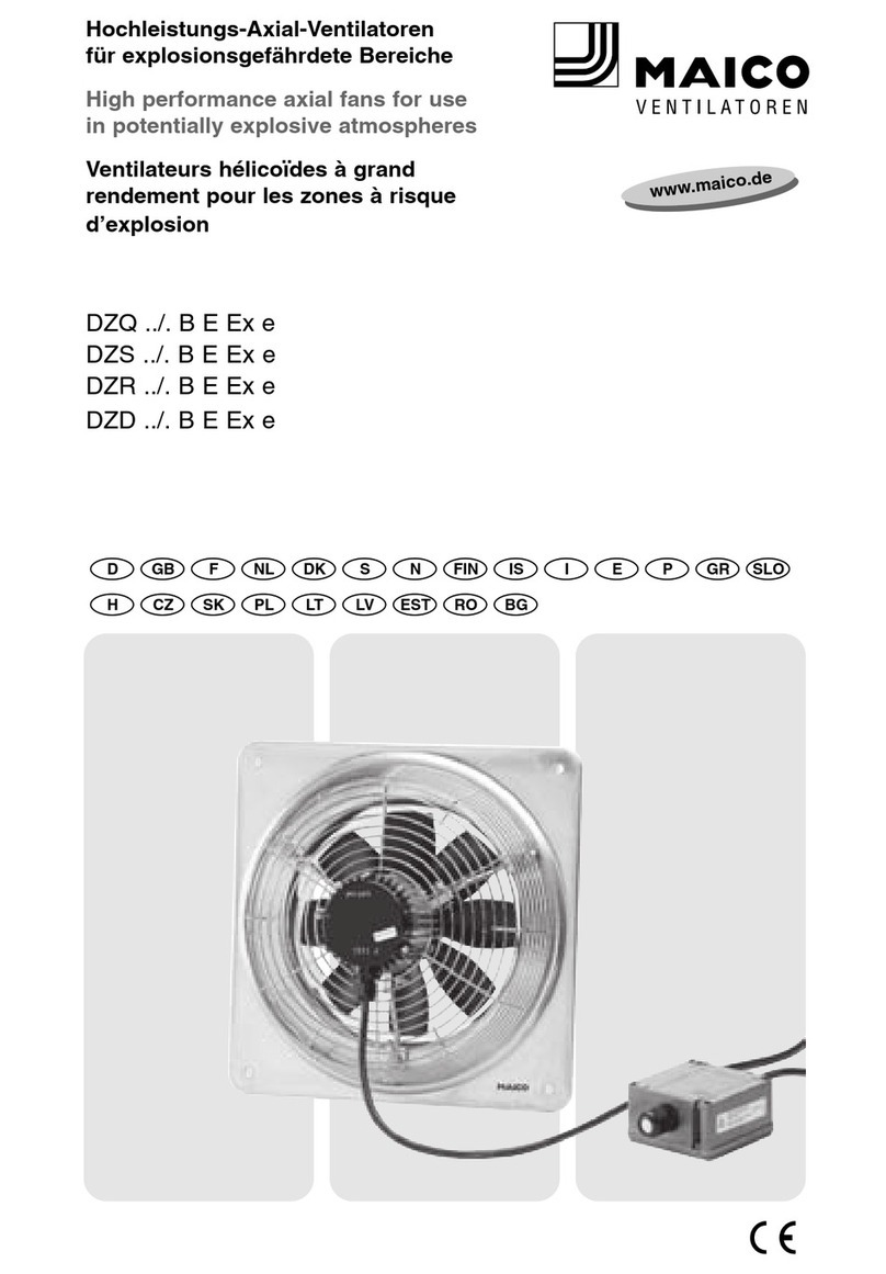 Maico DZQ/BEExe Series User manual