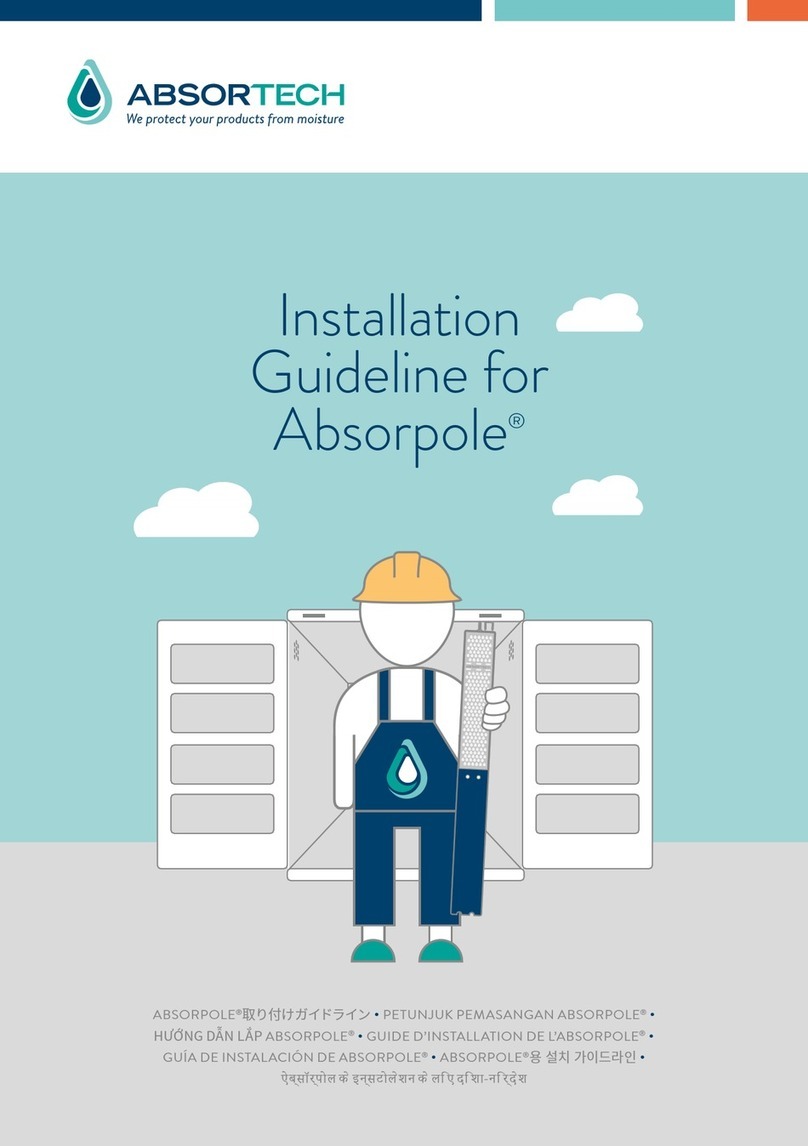 Absortech Absorpole INSTALLATION GUIDELINE Absortech Absorpole INSTALLATION GUIDELINE