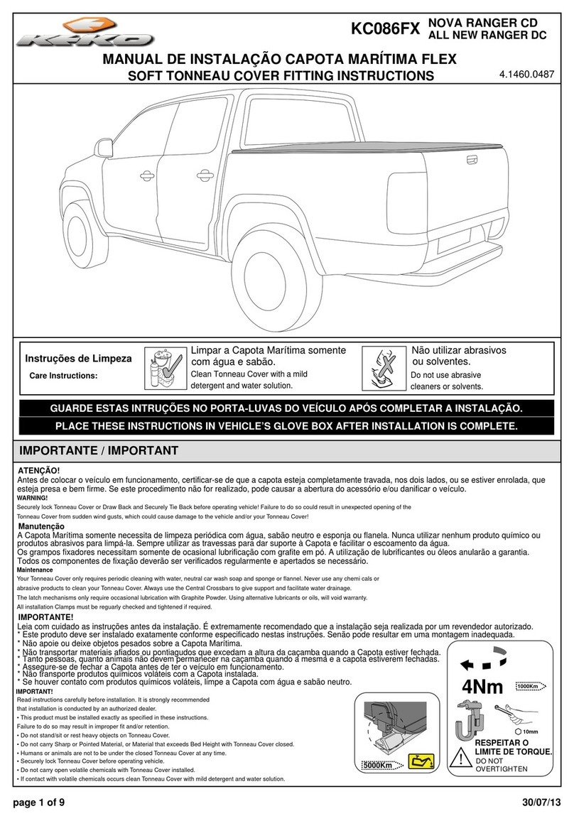 KEKO KC086FX Fitting instructions