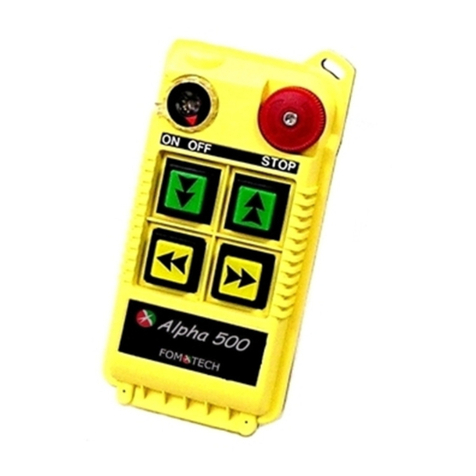 Fomotech Alpha 500 Series User manual Fomotech Alpha 500 Series User manual