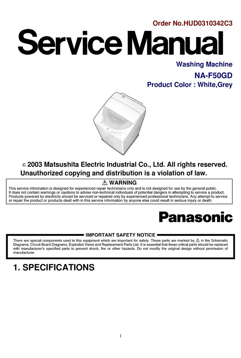 Panasonic NA-F50GD Service manual