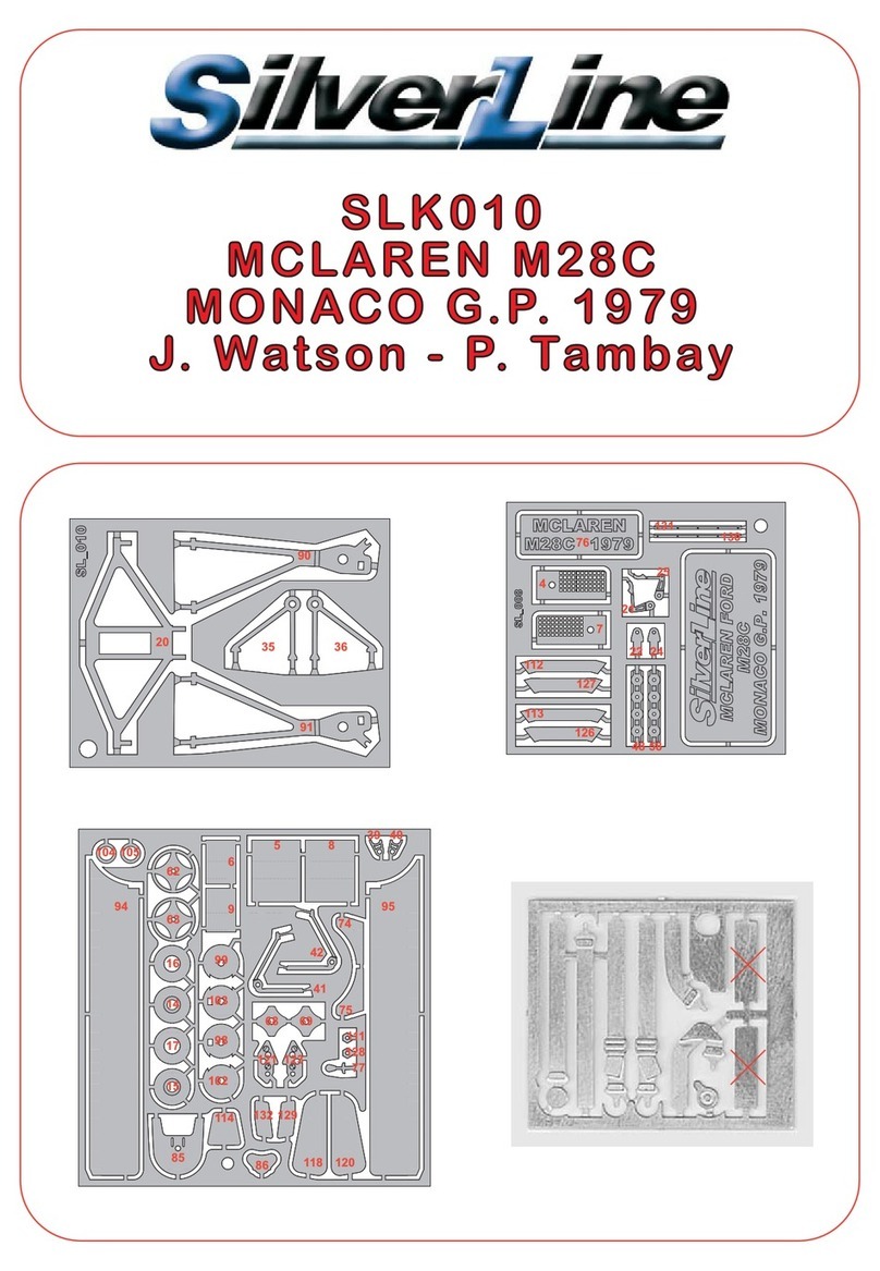 Silverline MCLAREN M28C MONACO G. P. 1979 J. Watson - P.... User manual