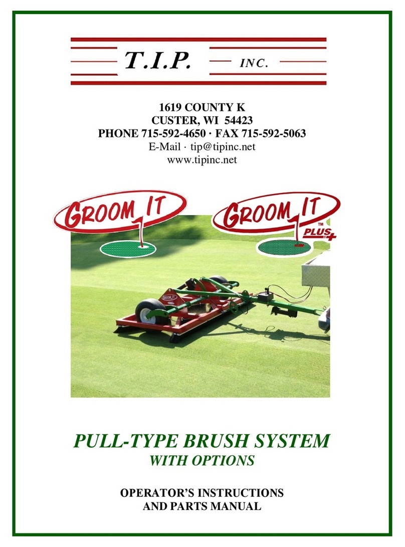 T.I.P. GROOM-IT Operator instructions