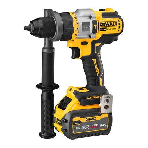 DeWalt XR Li-Ion DCD999 User manual DeWalt XR Li-Ion DCD999 User manual