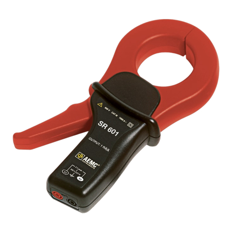 AEMC instruments SR601 User manual AEMC instruments SR601 User manual