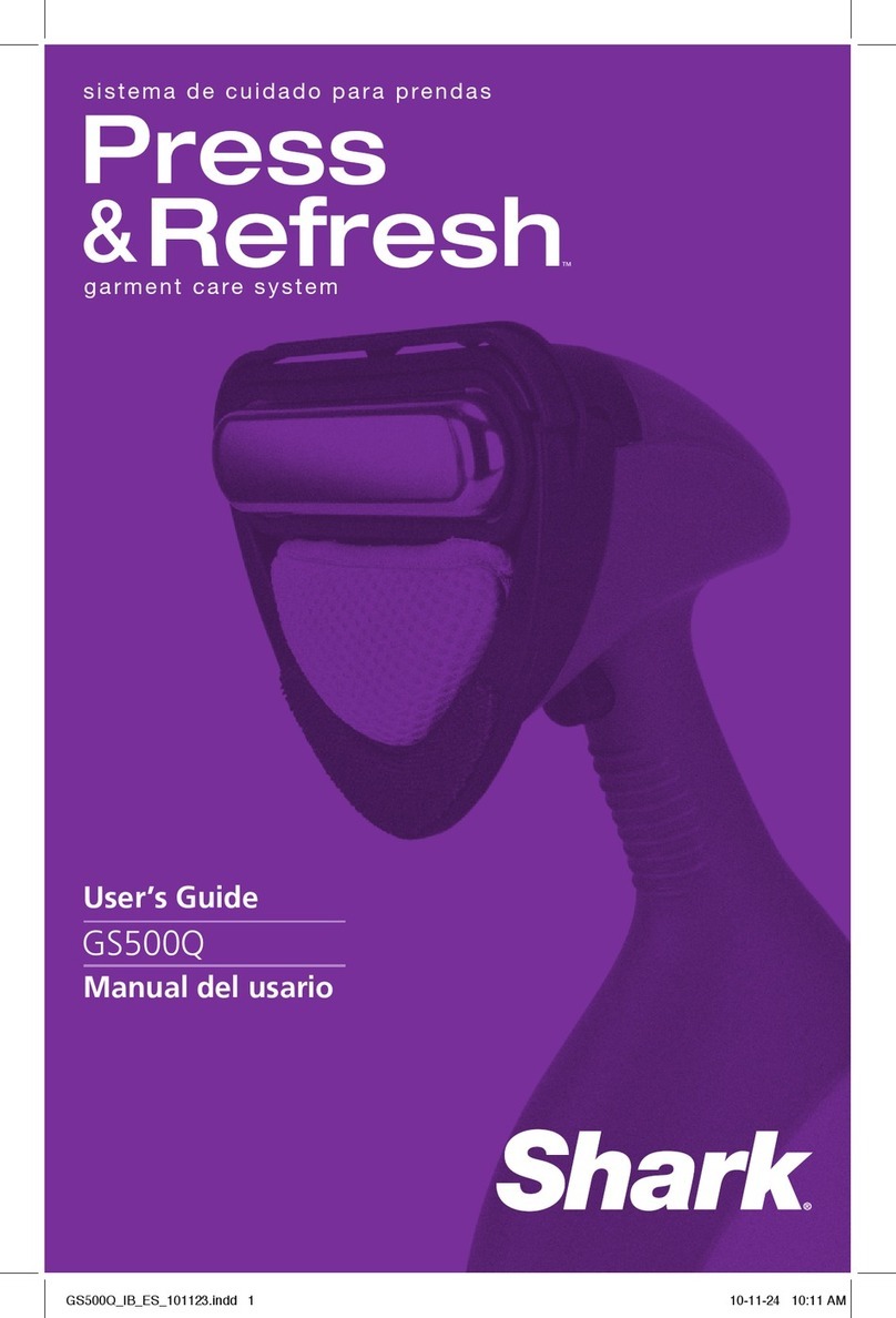 Shark Press and Refresh GS500Q User manual