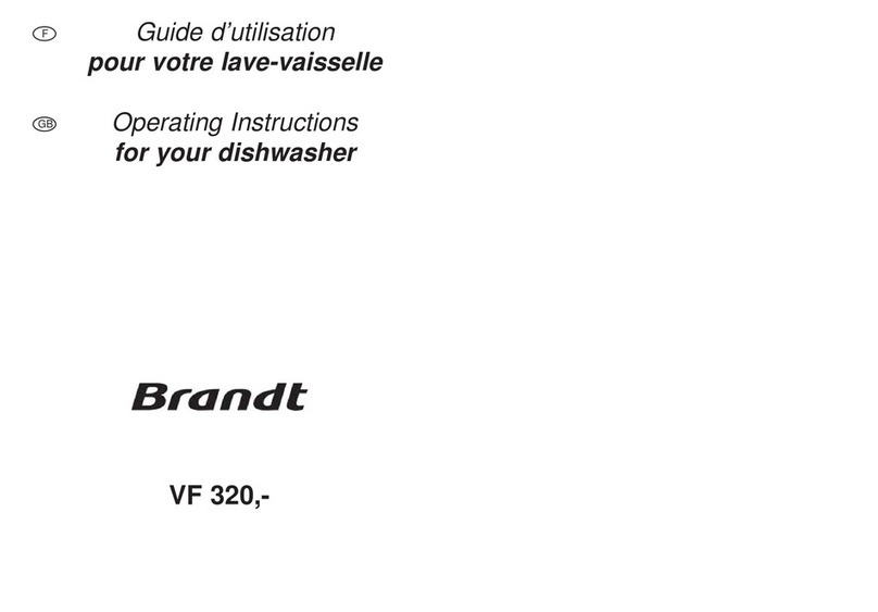 Brandt VF 320 User manual Brandt VF 320 User manual