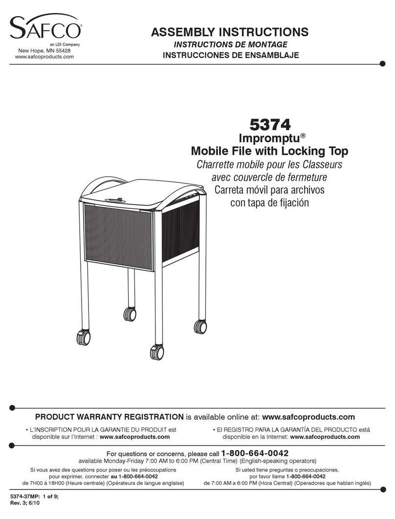 LDI SAFCO 5374 Assembly instructions