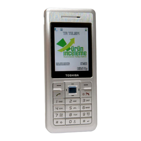 Toshiba TS608 User manual Toshiba TS608 User manual