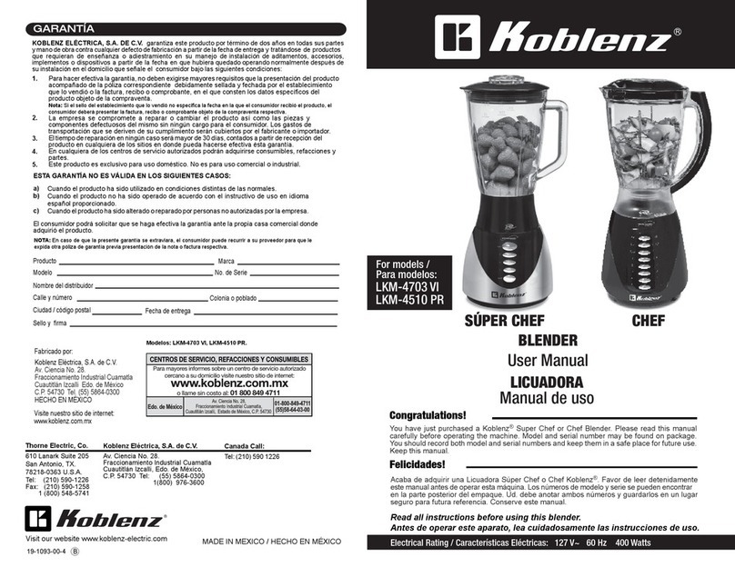 Koblenz CHEF user manual