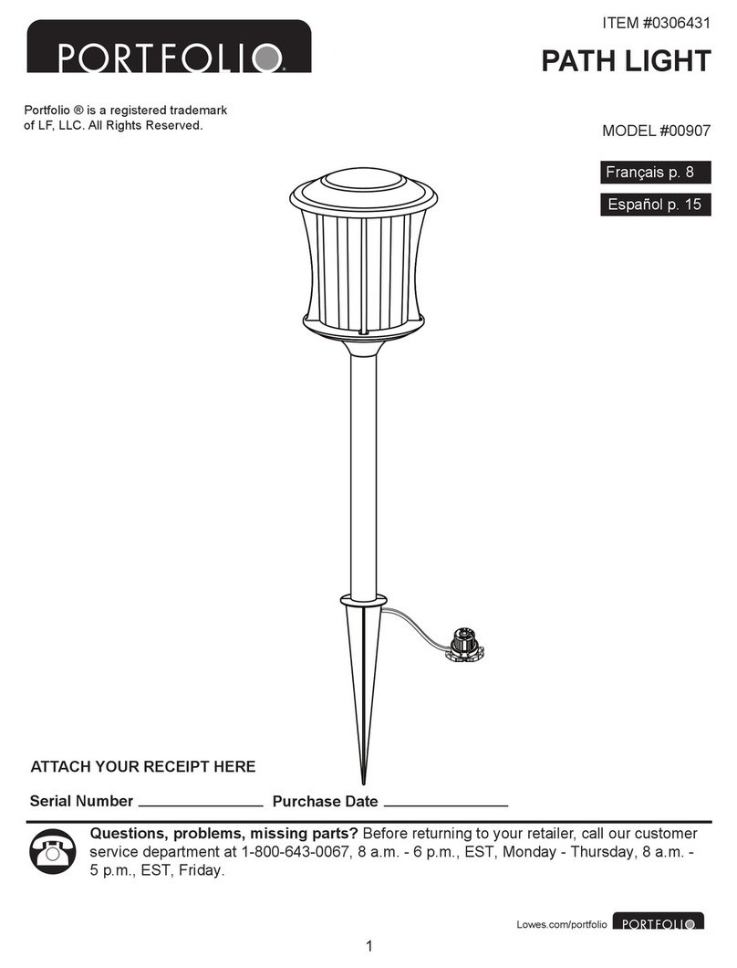 Portfolio 00907 User manual