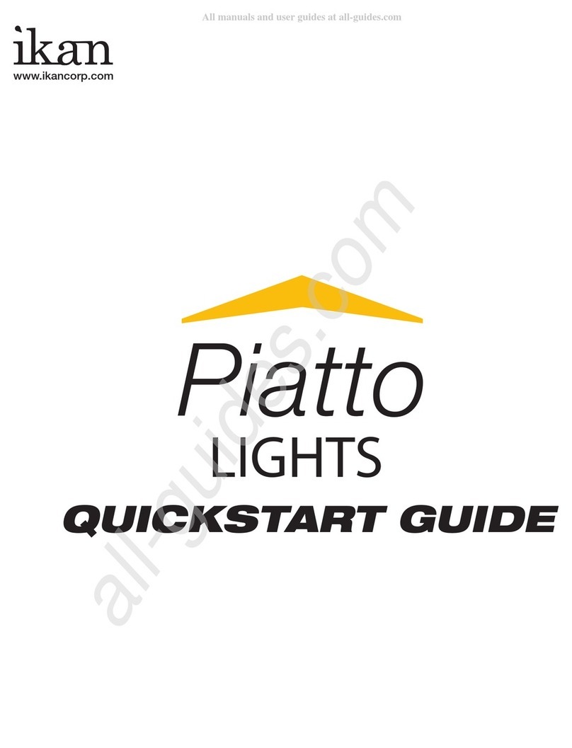 Ikan Piatto Lights PL60 quick start guide