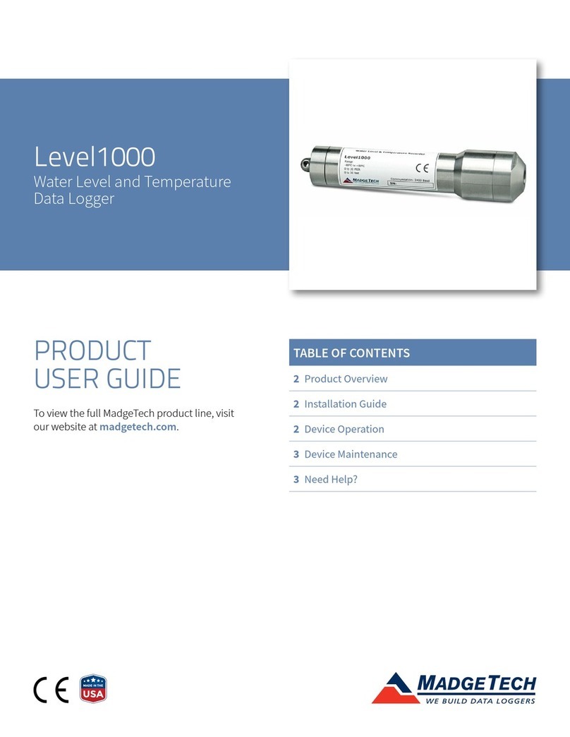 MadgeTech Level1000 Specification sheet