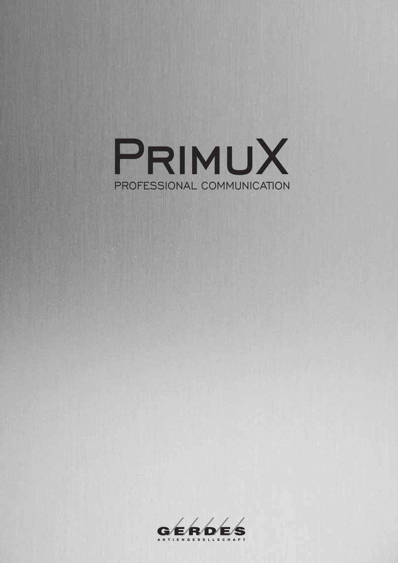 Gerdes PrimuX manual