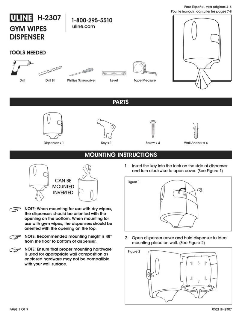 U-Line H-2307 User manual