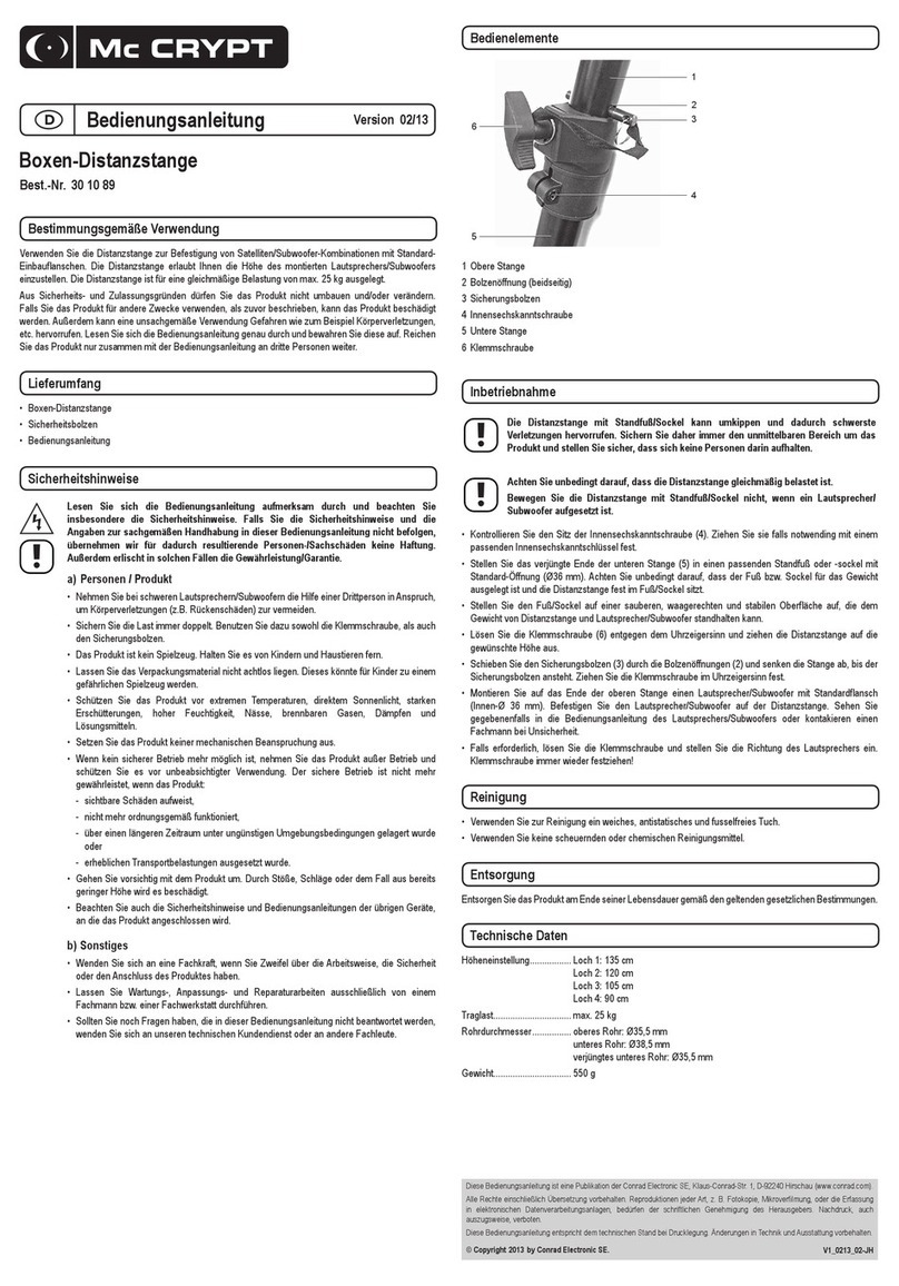 MC Crypt 301089 operating instructions MC Crypt 301089 operating instructions